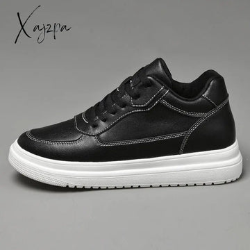 Xajzpa - Men Elevator Shoes Heightening Height Increase Insoles 6-8Cm Man Sneakers Increasing